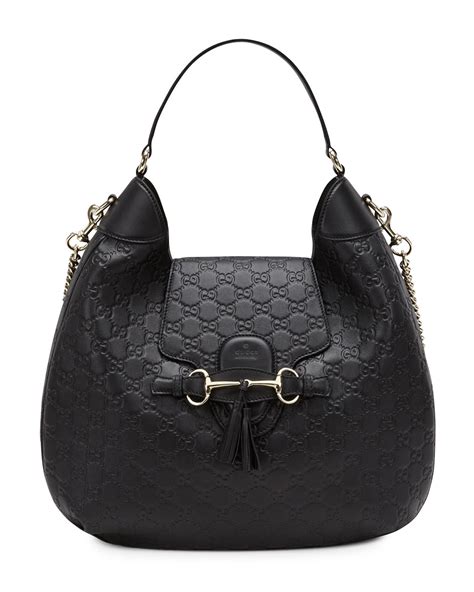 Gucci Guccissima Leather Hobo Bag on SALE 